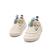Sandales filles synthétique fermeture adhésive barefoot Khaki+Sand 12 - vertbaudet enfant 