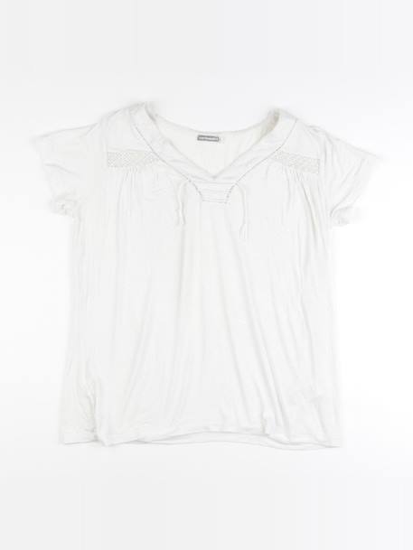 Tee-shirt grossesse - 38 Blanc 1 - vertbaudet enfant 