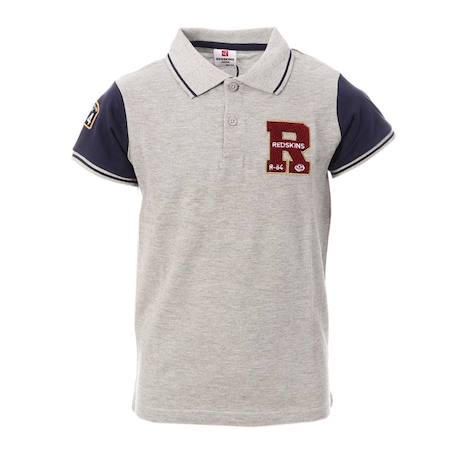 Polo garçon po3044 Gris 1 - vertbaudet enfant 