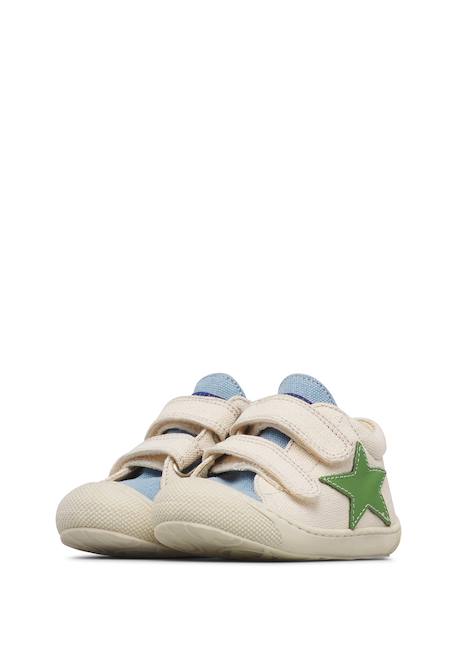 Chaussures en tissu kolde vl Blanc crème-céleste+Marine-orange 5 - vertbaudet enfant 