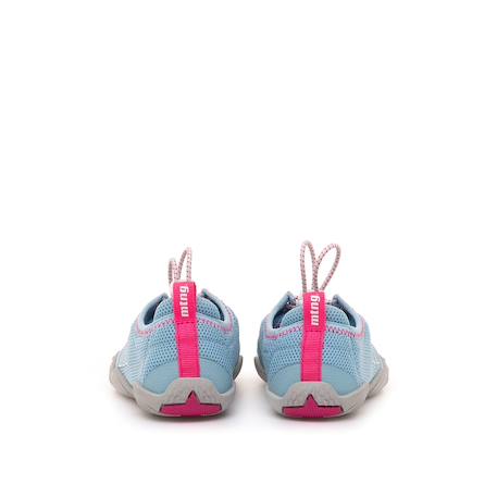 Sneakers filles synthétique lacets Beige+Light blue 9 - vertbaudet enfant 