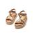 Sandales filles synthétique boucle Beige 4 - vertbaudet enfant 