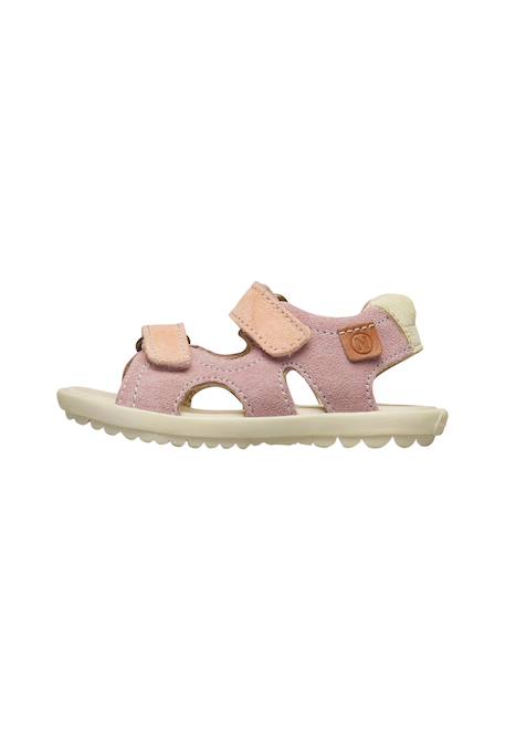 Sandales en suède sky Rose-+Sable-orange+Vert olive- 3 - vertbaudet enfant 
