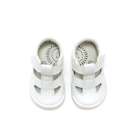 Sandales garçon synthétique fermeture adhésive barefoot White 2 - vertbaudet enfant 