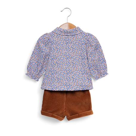 Ensemble short + haut 100% coton bébé fille Imprime 5 - vertbaudet enfant 
