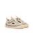 Sandales filles synthétique fermeture adhésive barefoot Khaki+Sand 4 - vertbaudet enfant 