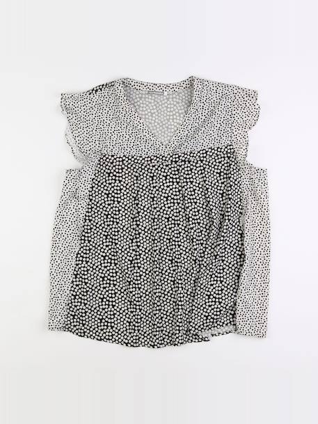 Blouse grossesse - 42 Blanc, noir 1 - vertbaudet enfant 