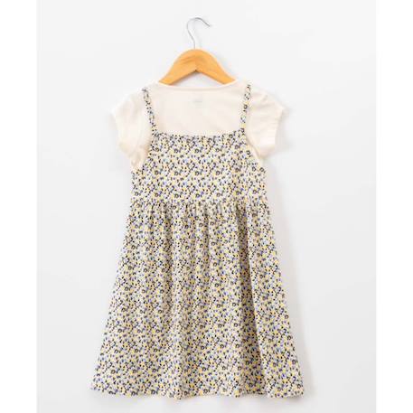 Ensemble robe + haut 100% coton fille Imprime bleu fond grege 5 - vertbaudet enfant 