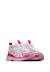 Baskets en cuir et tissu wave. Fuchsia-blanc-rose 2 - vertbaudet enfant 