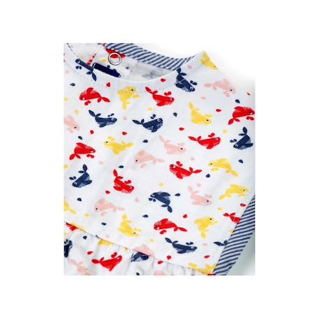Ensemble robe + bas 100% coton bébé fille Imprime 3 - vertbaudet enfant 