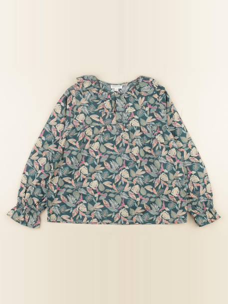 Blouse - 8 ans Multicolore, orange, rose 1 - vertbaudet enfant 