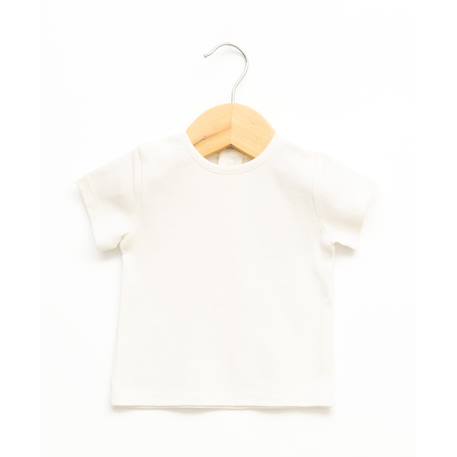 Ensemble salopette + haut 100% coton bébé garçon Fond naturel raye kaki 5 - vertbaudet enfant 