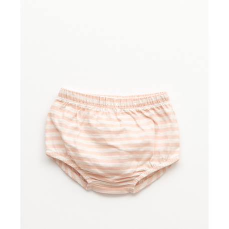 Ensemble bloomer + haut 100% coton bébé fille Fond blanc casse raye rose 5 - vertbaudet enfant 