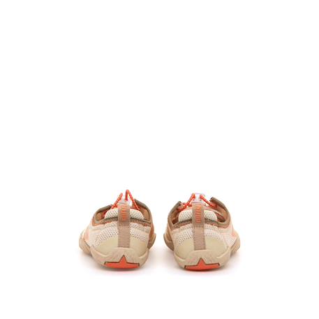 Sneakers filles synthétique lacets Beige+Light blue 5 - vertbaudet enfant 