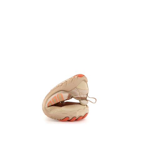 Sneakers filles synthétique lacets Beige+Light blue 3 - vertbaudet enfant 