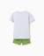 Pyjama à manches courtes en coton avec imprimés hulk Gris clair 2 - vertbaudet enfant 