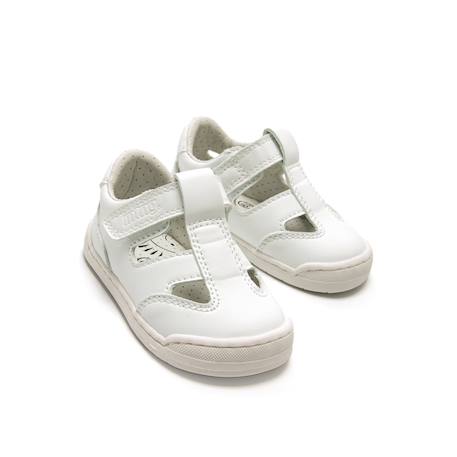 Sandales garçon synthétique fermeture adhésive barefoot White 6 - vertbaudet enfant 