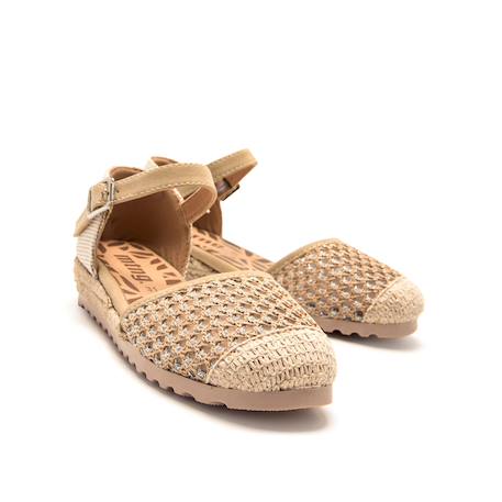 Sandales filles synthétique boucle Beige+Yellow 6 - vertbaudet enfant 