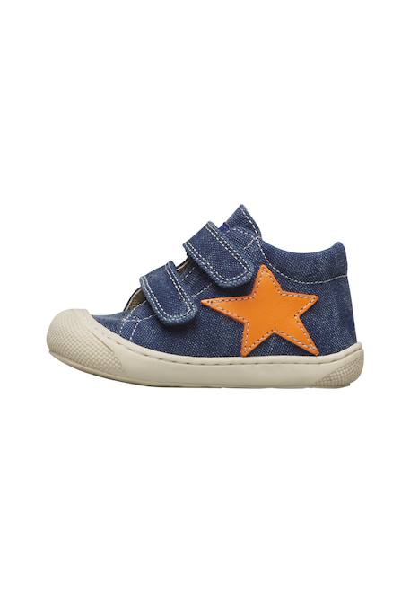 Chaussures en tissu kolde vl Blanc crème-céleste+Marine-orange 8 - vertbaudet enfant 