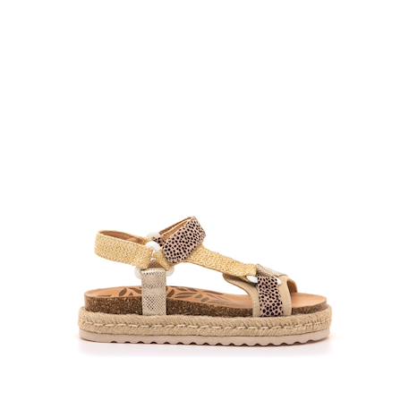Sandales filles synthétique boucle Beige 1 - vertbaudet enfant 