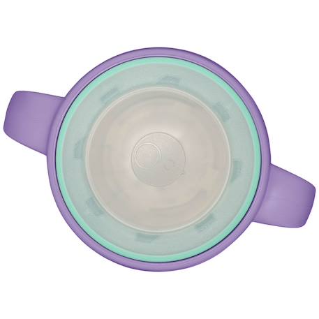 Tasse bébé 360 gobelet d'apprentissage anti-fuite Rose+Violet 11 - vertbaudet enfant 