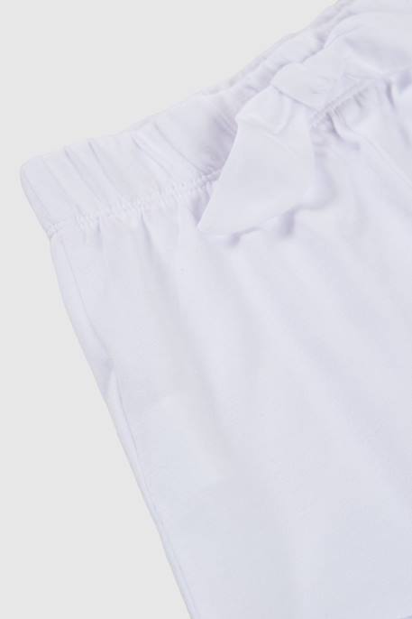Short en coton Blanc 3 - vertbaudet enfant 