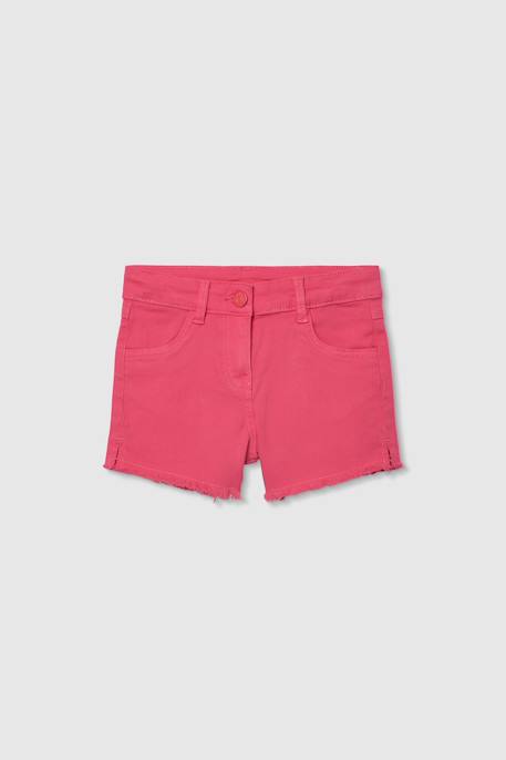 Short fille en coton Rose 1 - vertbaudet enfant 