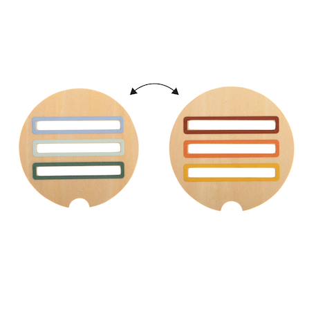 Tambour de tri montessori Beige 5 - vertbaudet enfant 