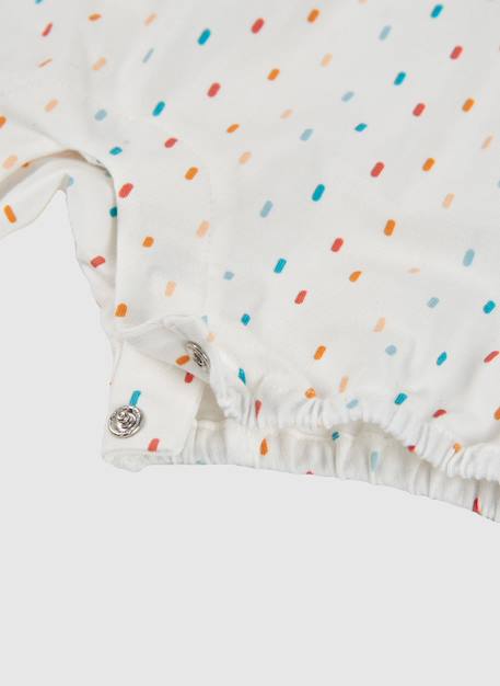 Barboteuse bébé en coton Blanc 4 - vertbaudet enfant 