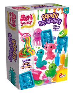 Jouet-Activités artistiques et musicales-Loisirs créatifs-Kit d'expériences aquatiques - Slumi Science Pocket Squish Aquatiques