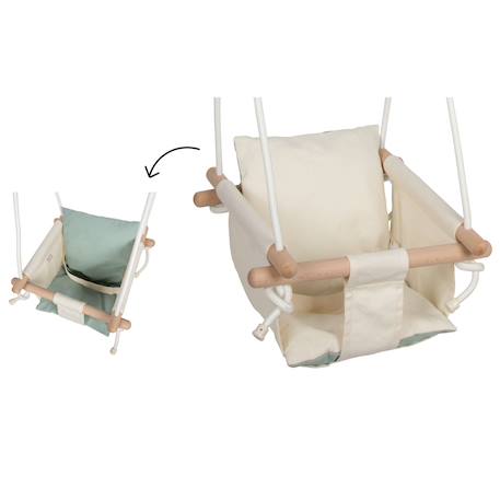 Balançoire pour bébé beige Beige 6 - vertbaudet enfant 