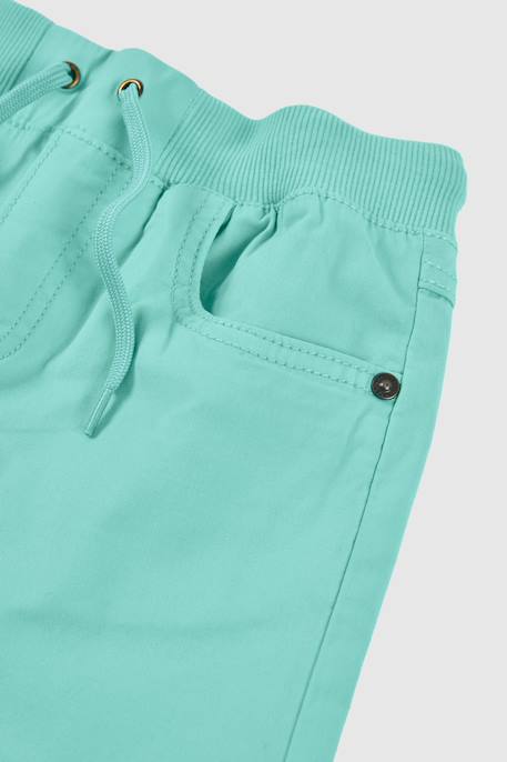 Bermuda garçon en coton Vert 3 - vertbaudet enfant 