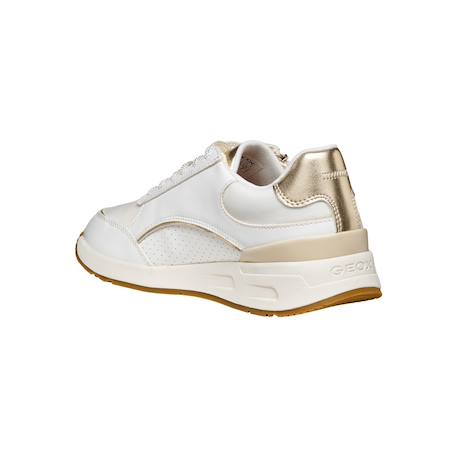 Baskets basses à lacets Blanc or clair+Papyrus or clair 4 - vertbaudet enfant 