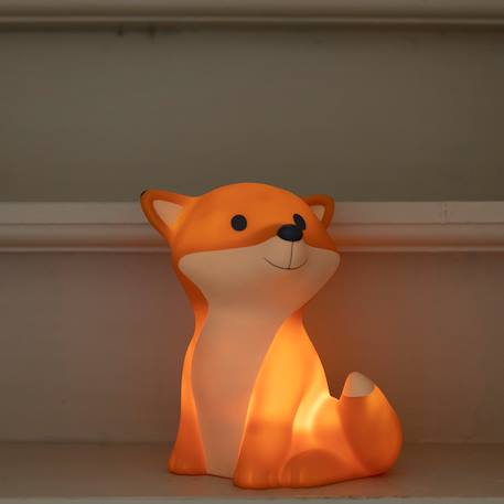 Veilleuse rechargeable césar orange (20 cm) Orange, corail, noir 2 - vertbaudet enfant 