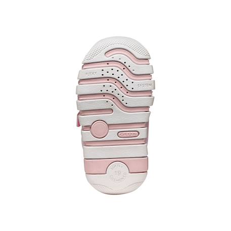 Baskets basses  à scratch Blanc   lilac+Pink   jaune clair 6 - vertbaudet enfant 