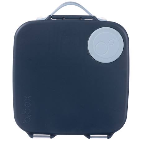 Lunch box bento enfant - boîte à déjeuner grand format Bleu marine+Rose+Vert paon 1 - vertbaudet enfant 