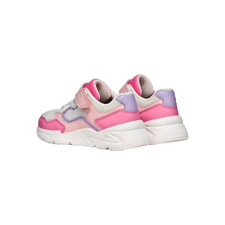 Baskets basses  à scratch Blanc   rose+Salmon   blanc 12 - vertbaudet enfant 
