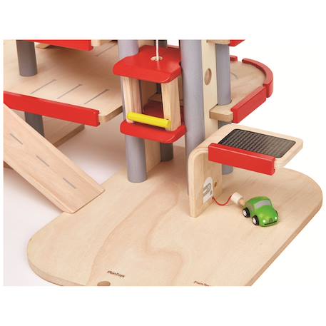 Garage parking en bois Rouge 6 - vertbaudet enfant 