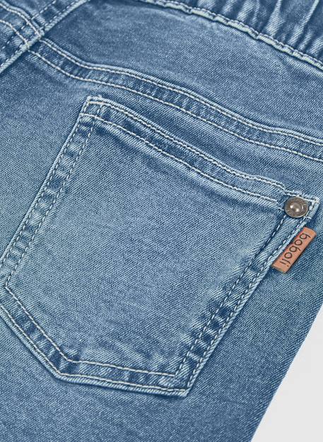 Bermuda garçon en denim extensible Bleu 4 - vertbaudet enfant 