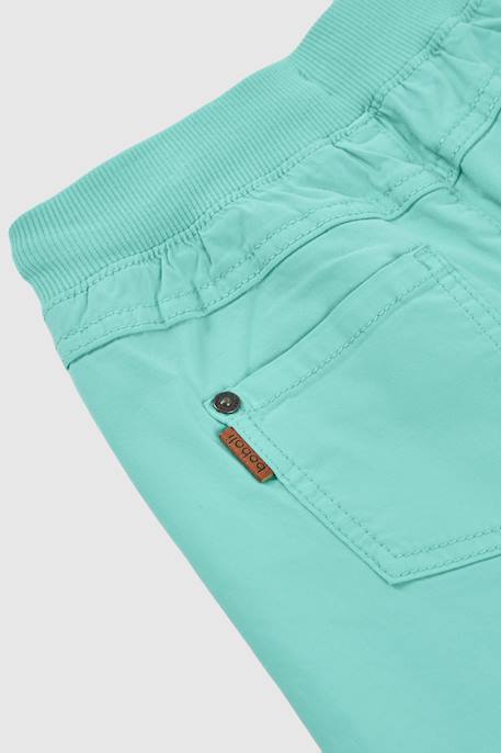 Bermuda garçon en coton Vert 4 - vertbaudet enfant 