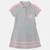 Robe fille style polo manches courtes Blanc+Fushia+Gris+Rose 9 - vertbaudet enfant 