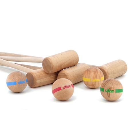 Croquet famille 2 adultes et 3 enfants Bleu 3 - vertbaudet enfant 