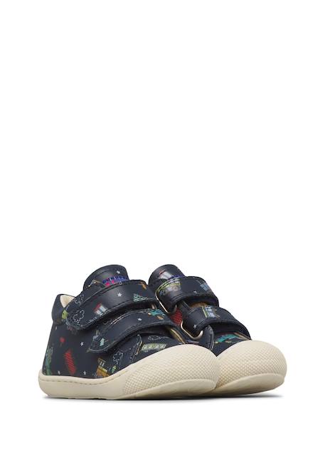 Chaussures premiers pas en cuir cocoon vl Marine- 2 - vertbaudet enfant 