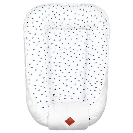 Cocon réducteur de lit matelassé et réversible lovio Bleu+Rouge 5 - vertbaudet enfant 