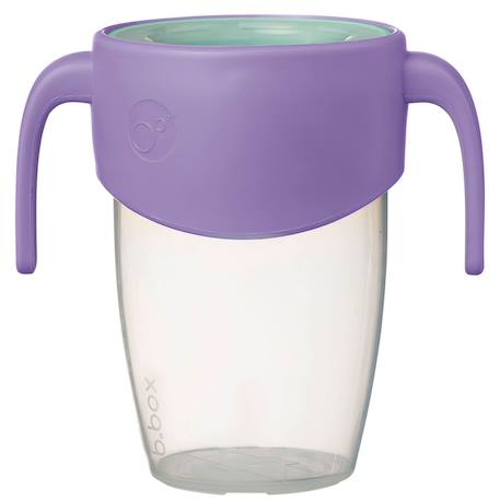 Tasse bébé 360 gobelet d'apprentissage anti-fuite Rose+Violet 10 - vertbaudet enfant 