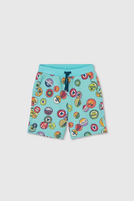 Garçon-Short-Bermuda garçon tissu éponge imprimé
