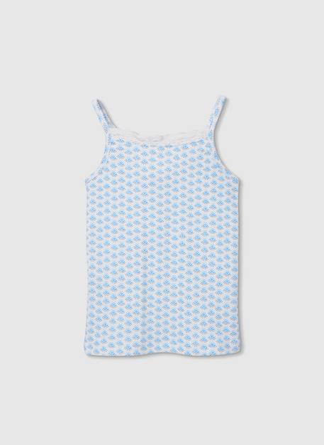 Fille-T-shirt fille en maille imprimée