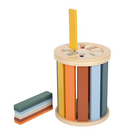 Tambour de tri montessori Beige 2 - vertbaudet enfant 