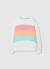 Sweatshirt fille coton Blanc 1 - vertbaudet enfant 