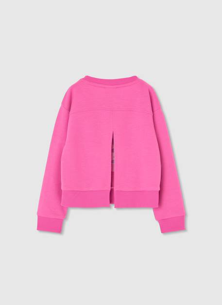 Pull fille en coton imprimé Rose 2 - vertbaudet enfant 
